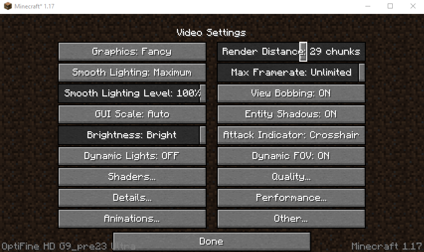 optifine-1.17
