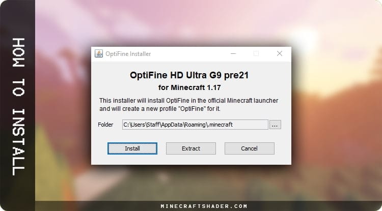 Optifine Installer